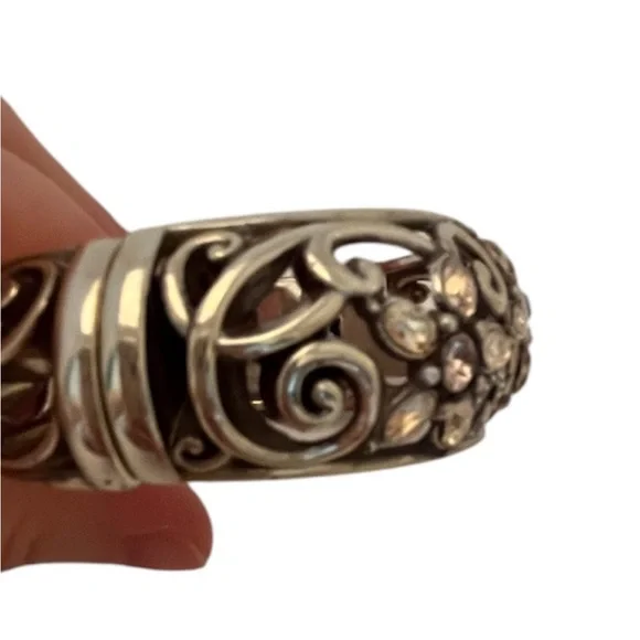 Brighton Garden of Dreams crystal heart pendant necklace and bracelet; retired - Picture 7 of 9